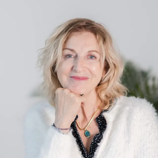 Martine Mezaelle, souriante